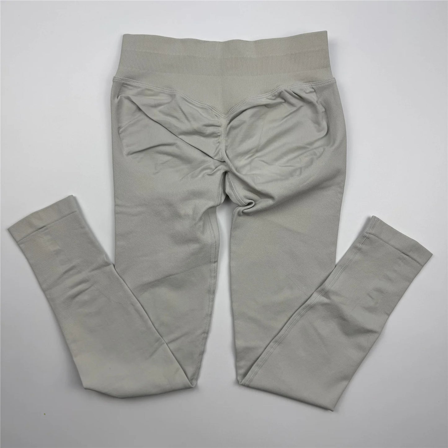 Woman Low Yoga Pants Tummy Control Squat Proof Gym Fitness Workout Scrunch Butt Tights Seamless Sports Leggings