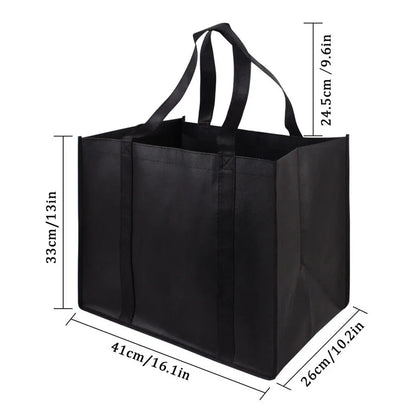 Simple Reusable Shopping Bags For Women Portable Foldable Eco-Friendly Grocery Heavy Duty Handbag Large Capacity Tote Bag