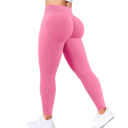Women Gym Yoga Training Pants Three Leg High Waist Peach Hip Tight Nine Leg Pants Elastic Sports Pants With logo