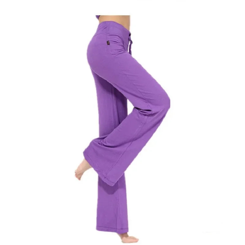 Yoga Pants Women Bell Bottoms High Waist Sport Flare Pants Gym Fitness Leggings Women Female Legging Tummy Control Running Tight