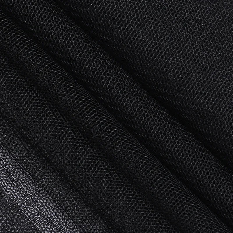Casual Skirts Punk Sexy Net Yarn High-Waisted Irregular Skirt for Women Summer New European and American Gothic Style Versatile