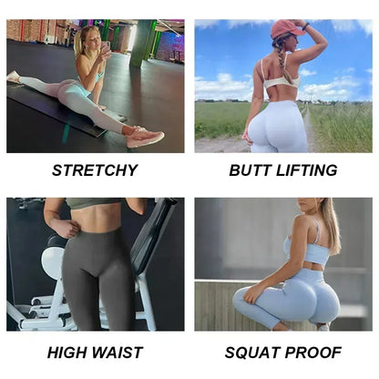 Pilates Stretch Yoga Pants Seamless Fitness Pants Yoga Pants Women's Impact Pants Sports Pants Peach Hip Leggings