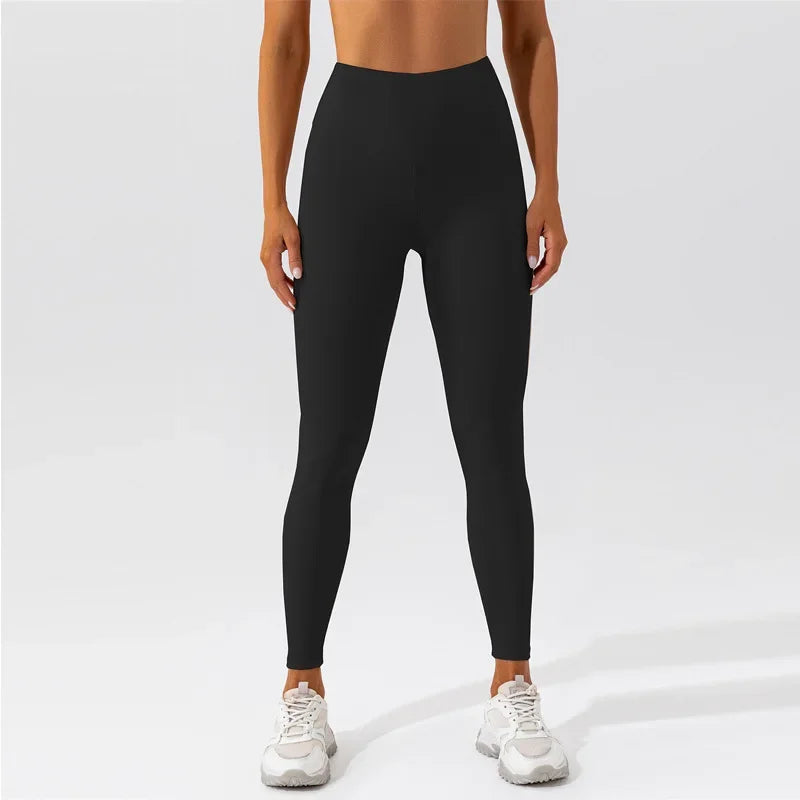 Women's Quick-drying Yoga Pants 2025 High Waist Nude Feeling Gym Leggings Hip Lift Fitness Workout Leggings Running Sports Pants