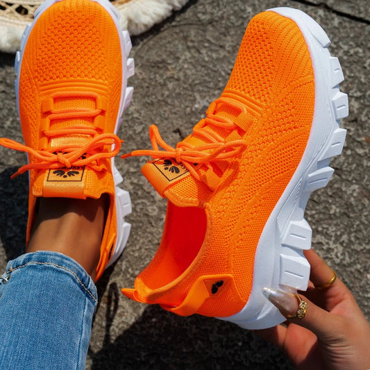 women shoes casual sneaker fall 2025 new fashion leisure sports single shoes wholesale cross-border factory trend fly weavin