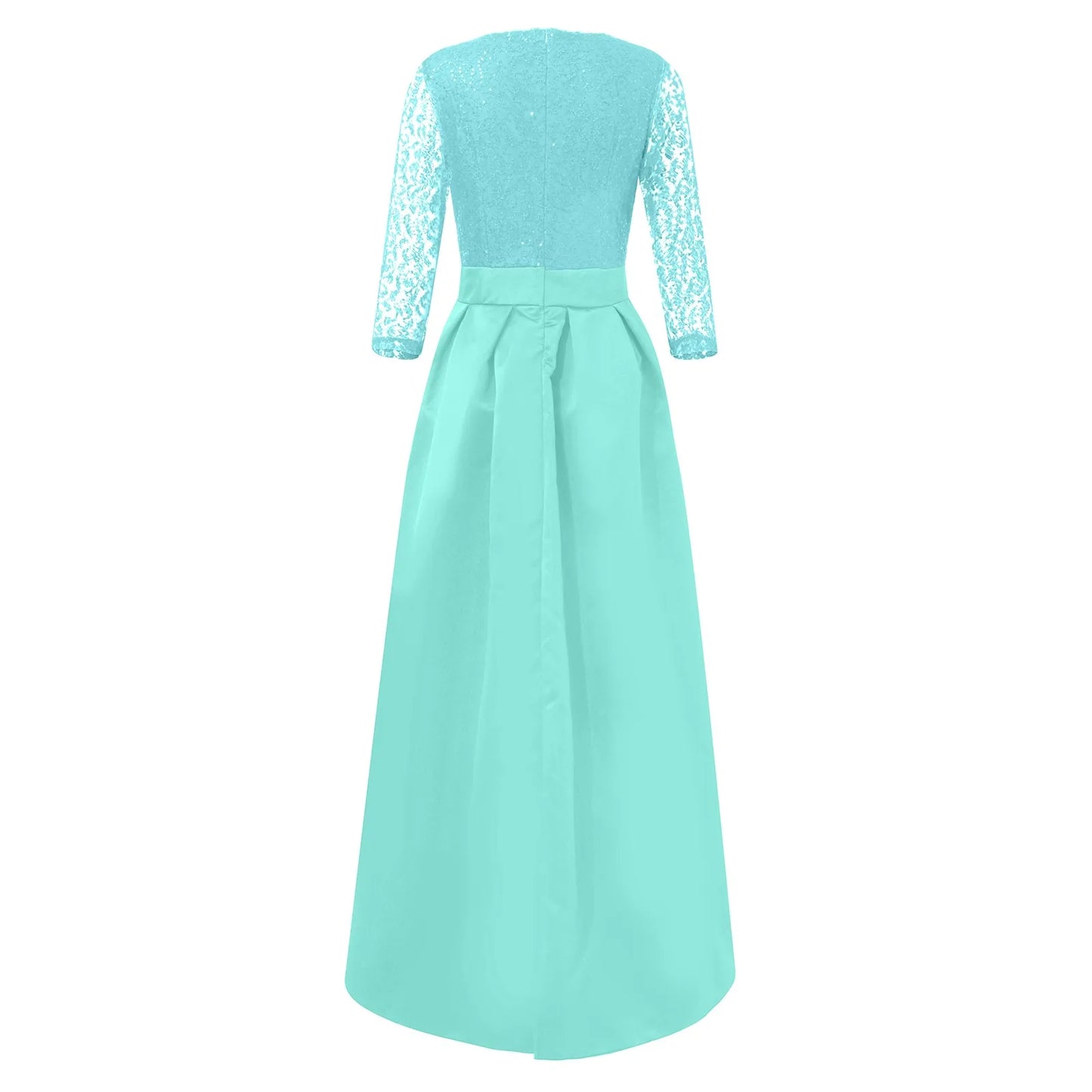 Women'S Elegant Evening Dresses Women'S Fashionable Long Dresses Trailing Evening Dresses Solid Color Floor-Length Dresses