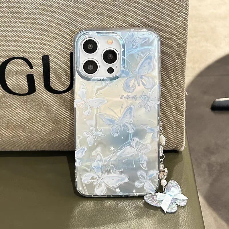 Butterfly Pearl Case For Honor X7C X9C 200 90 Smart X5B X8B X8A X8 X6B 70 X7A X7B X5 Plus X9A X9B X6 X6A Magic 7 6 5 Lite Cover