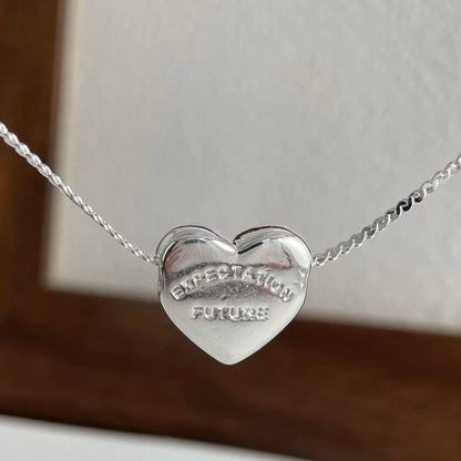 S925 Sterling Silver Necklaces For Women Simple Chain Fashion Minimalist Pendant Necklaces Long Adjustabl Necklace Birthday Gift