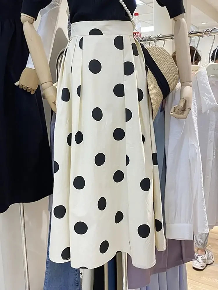 Skirts for Women Chic and Elegant High Waist New In Woman Skirt Clothing Trend 2024 Y2k Vintage A Line Casual Modest Streetwear