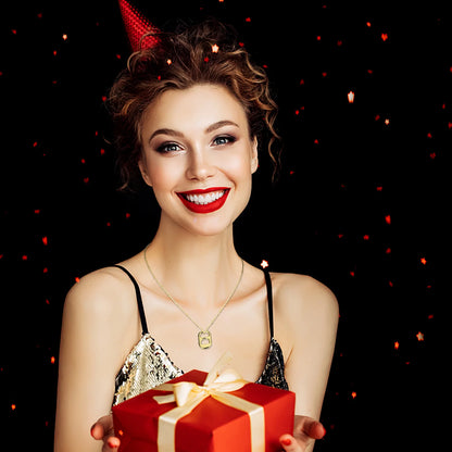 2 Pcs Pull-up Necklace Cute Necklaces Aesthetic Girlfriend Simple for Women Ladies Vintage Trendy