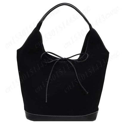 Women PU Tote Bag Designer Shoulder Bags Fashion Bucket Bag Large Capacity Suede Tote Purse Handbag Stylish Commuting Bag