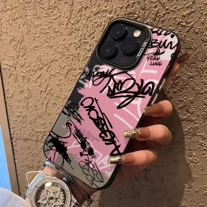 Personalized English Writing Lip Phone Case For IPhone 16 Cases For IPhone 15 14 13 12 11 Pro Max Cover Case Funda Bumber Coque