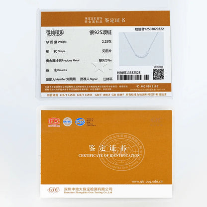 Lnngy Collares Mujer 925 Sterling Silver Clavicle Necklace For Women Exquisited 7 Stones Moissanite Pendant Necklaces Jewellry