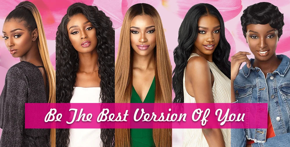 Curly Hair Bundles Brazilian Human Hair Weave 6 Bundles With Lace Closure Colored 1B/27/30/33/99J Short Hair Extension For Women