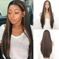 I's a wig Long Straight White Cosplay Wigs Synthetic Wigs for Women 60 613 Blonde Grey Pink Black Color for Daily Party Lolita
