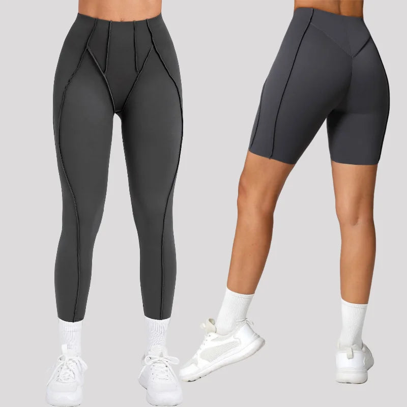 Seamless Yoga Leggings Pants Sports Fitness High Waist Peach Hip Raise Training Trousers Running Workout Gym Leggings for Women