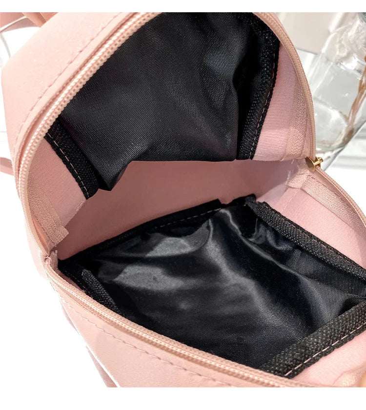 Women's bag 2024 ladies bags double pocket embroidered fashionable small book bag women's shoulder bag