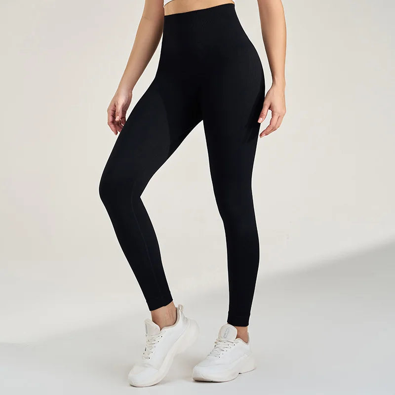 Women's yoga pants no embarrassing line sports fitness leggings tight peach hips high waist naked feeling yoga pants woman