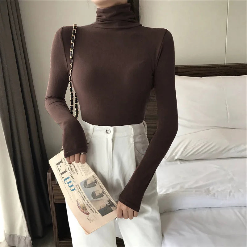 Women's Black White BottomTopS T-shirt Long Sleeves