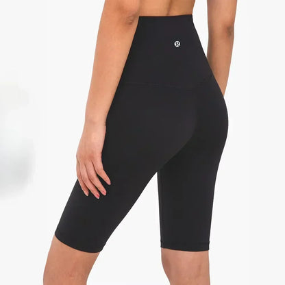 Five Yoga Pants Women Skinny High Waisted Hip Lifting Fitness Yoga Shorts