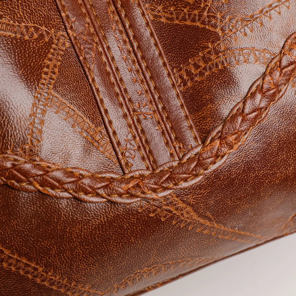 Light Women's Bags for Mom Multi-pocket Design Ladies Crossbody Shoulder Bags Vintage Pu Leather Purses and Handbags Sac A Main