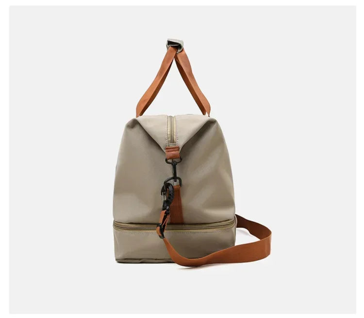 Fashion Travel Bags For Women Large Capacity Men's Sports bag Waterproof Female Messenger Bag Dry And Wet Dropshipping