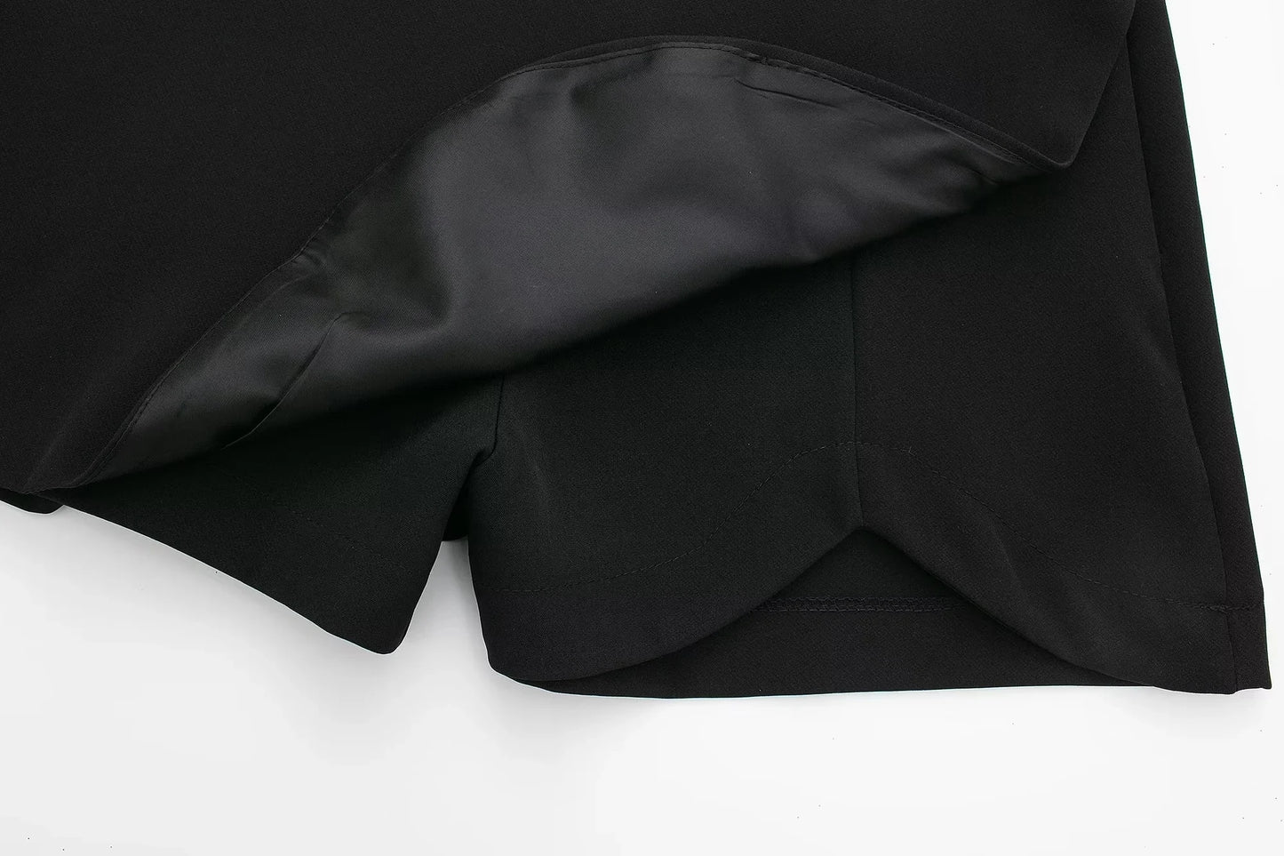 TRAF Women's Skort High Waist Brown Skirt Pants Stylish Summer Pink Black Mini Skirt Shorts Asymmetric Casual Off White Skort