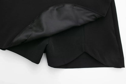 TRAF Women's Skort High Waist Brown Skirt Pants Stylish Summer Pink Black Mini Skirt Shorts Asymmetric Casual Off White Skort