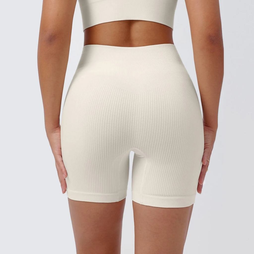 Women's Summer Loose Solid Color Yoga Pants Comfy Workout Pants Slim Female High Elastic Waist Skinny Yoga Running Sporty Shorts