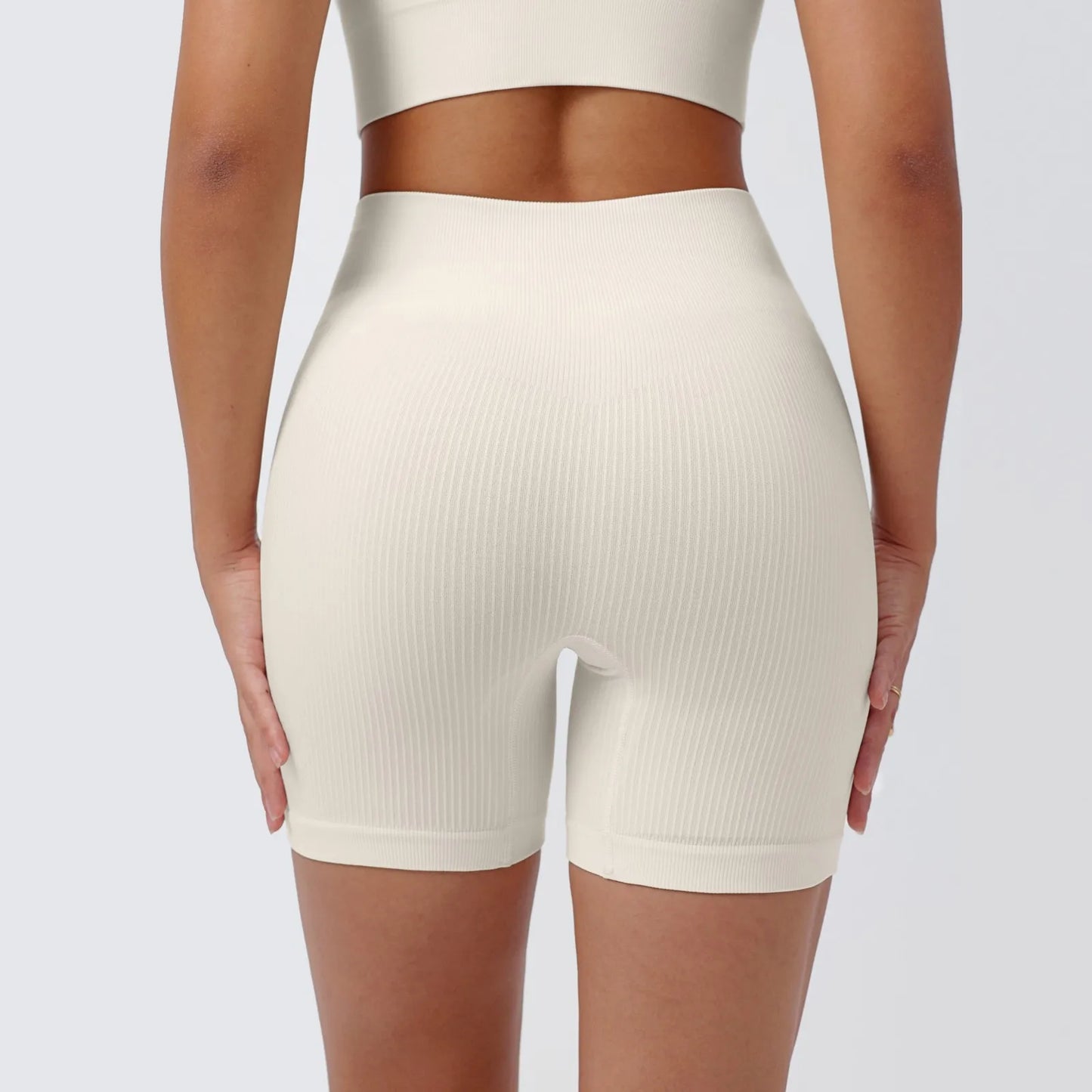 Women's Summer Loose Solid Color Yoga Pants Comfy Workout Pants Slim Female High Elastic Waist Skinny Yoga Running Sporty Shorts