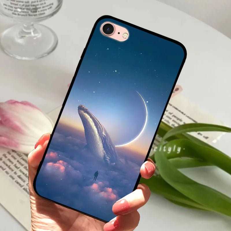 For iPhone 6S 6 Case Silicone Soft Back Phone Cover For iPhone 7 7Plus 6 6S Plus Silicon Cases For iPhone 8 8 Plus Fundas Bumper