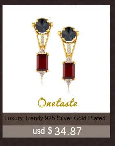 925 Silver Two Tone Plated High Polished Small Stud Earrings For Women Minimalist Trendy Statement Earring Personalized Gift