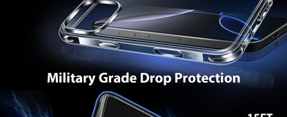 2pcs Ultra-thin Clear shockproof Phone Case for iPhone 16 15 14 13 12 11 Pro Max 14 15 16 Plus iPhone protector Silicone Cover