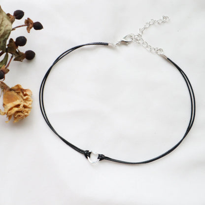 Black Choker Necklace For Women Elegant Lace Velvet Stretch Chain Gothic Flower Short Clavicle Neck Cord Aesthetic Jewelry Gift