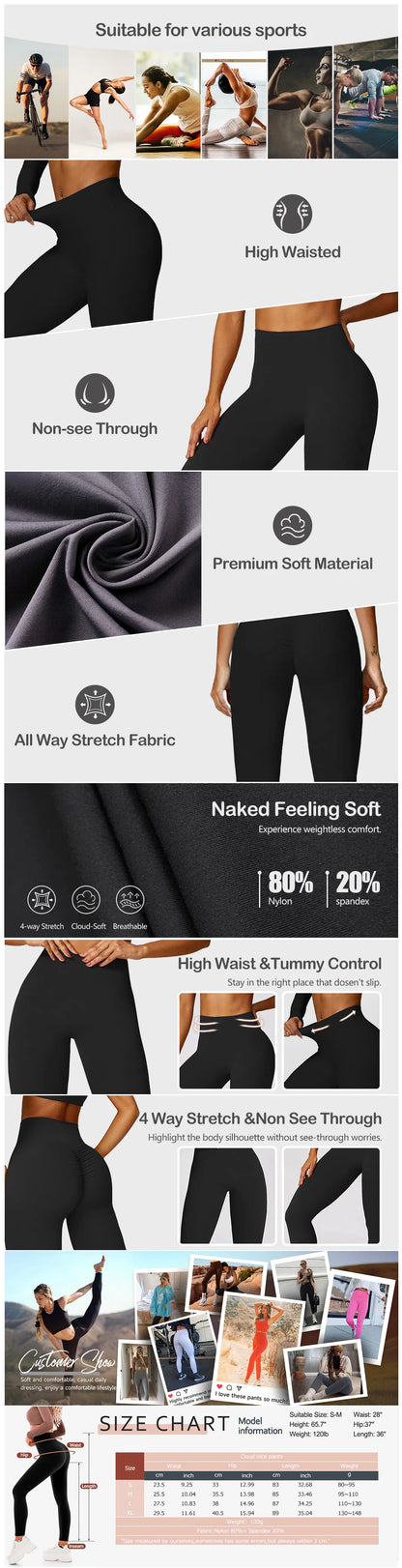Women Sports Leggings Woman Low Impact Yoga Pants Fitness Pants With Raised Hips And High Waist Seamless Yoga Pants Tight