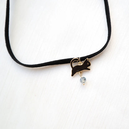 Black Choker Necklace For Women Elegant Lace Velvet Stretch Chain Gothic Flower Short Clavicle Neck Cord Aesthetic Jewelry Gift