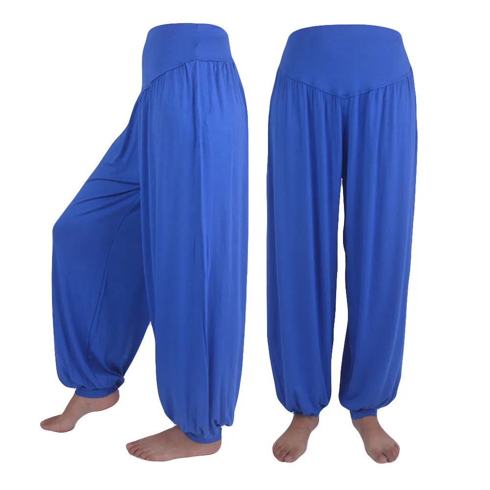 Yoga Pants Loose Harem Pants For Women Training Dance Trousers Sport Running Yoga Pants High Waist Ladies Trousers