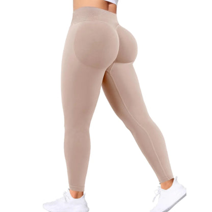 Women Gym Yoga Training Pants Three Leg High Waist Peach Hip Tight Nine Leg Pants Elastic Sports Pants With logo