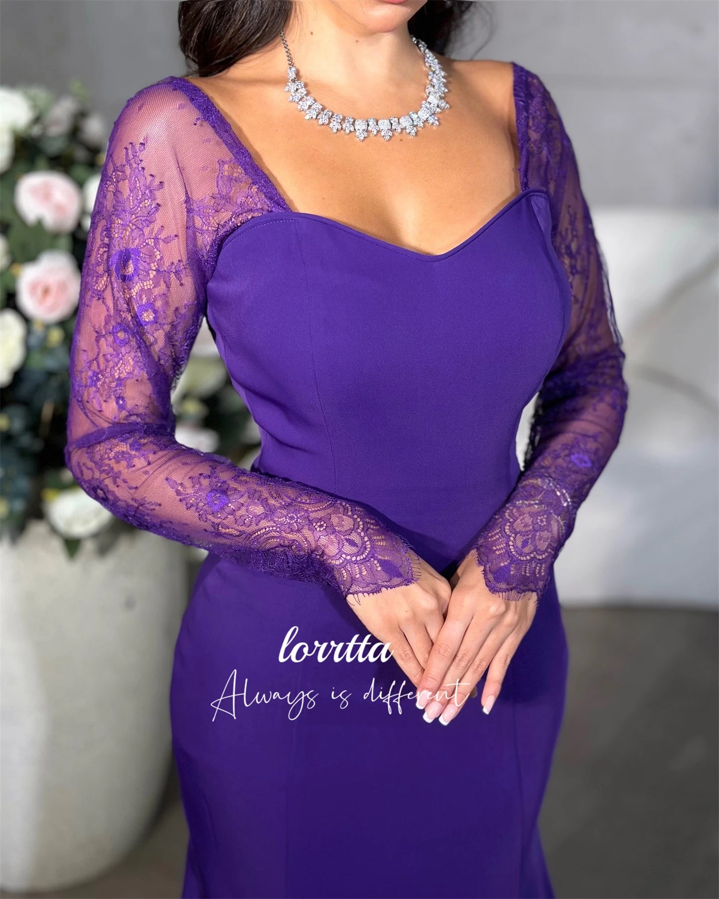 Customized Woman Wedding Party Dress Fishtail Cut Purple Evening Cocktail Dresses Women 2025 Robe De Soiree Femmes Prom Dreeses