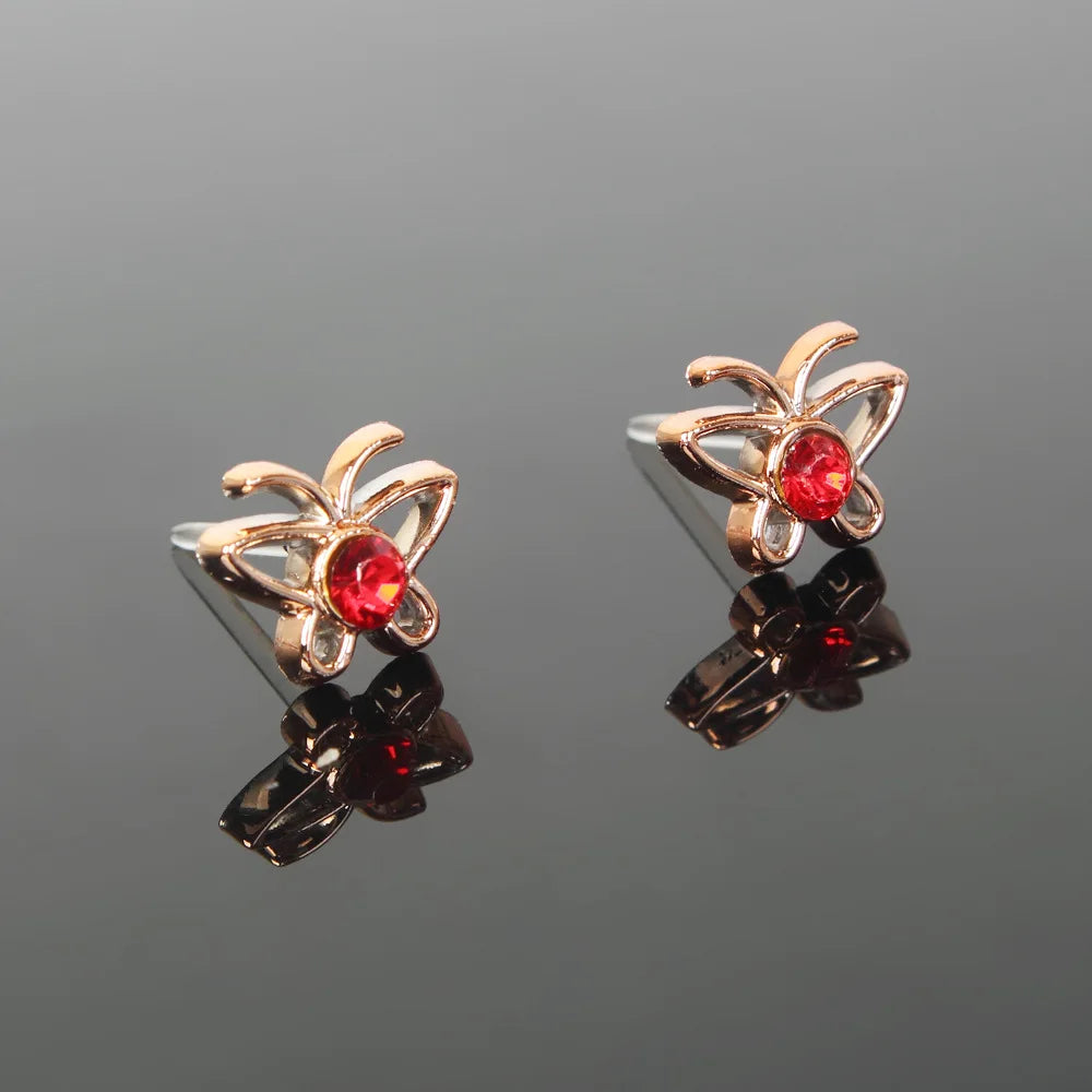 New Fashion 100 Pairs/Lot Colorful Rhinestone Mutiple Styles Random Stud Earrings For Women Lady Simple Couple Friends Earwear