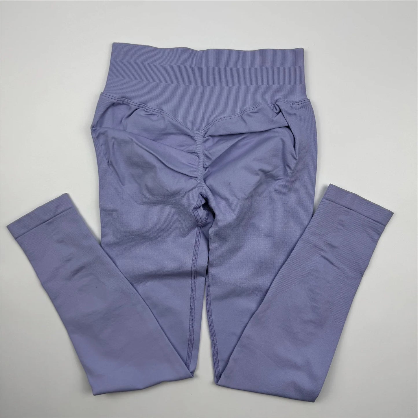 Woman Low Yoga Pants Tummy Control Squat Proof Gym Fitness Workout Scrunch Butt Tights Seamless Sports Leggings