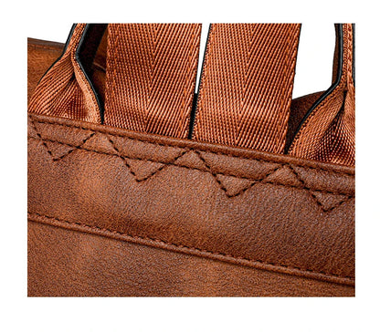 Backpack for Women Large Womens Backpack Leather Travel Fashion Purse Designer Ladies Shoulder Bags with Tassel Two-toned Brown