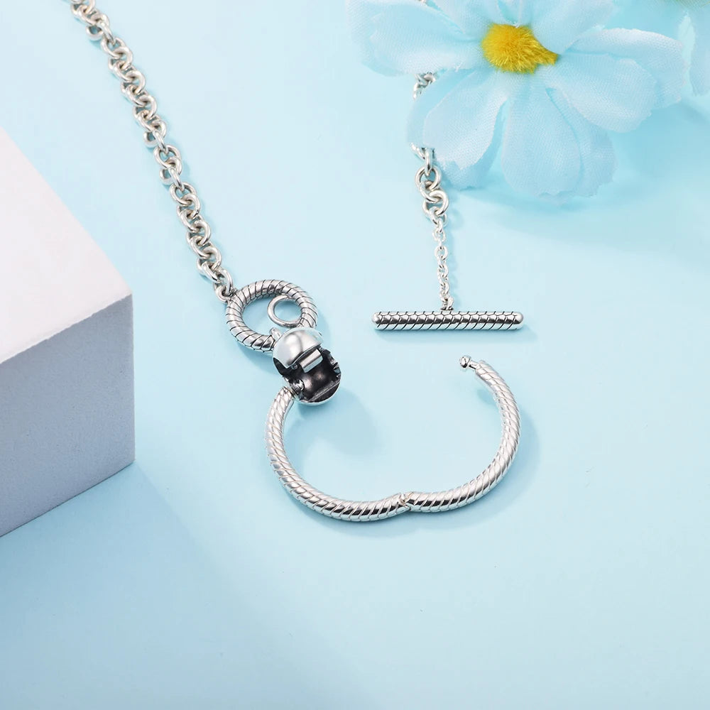 Necklaces for Women Luxury Fashion S925 New Sterling Silver Collier Choker Jewelry Female Chain Necklaces
