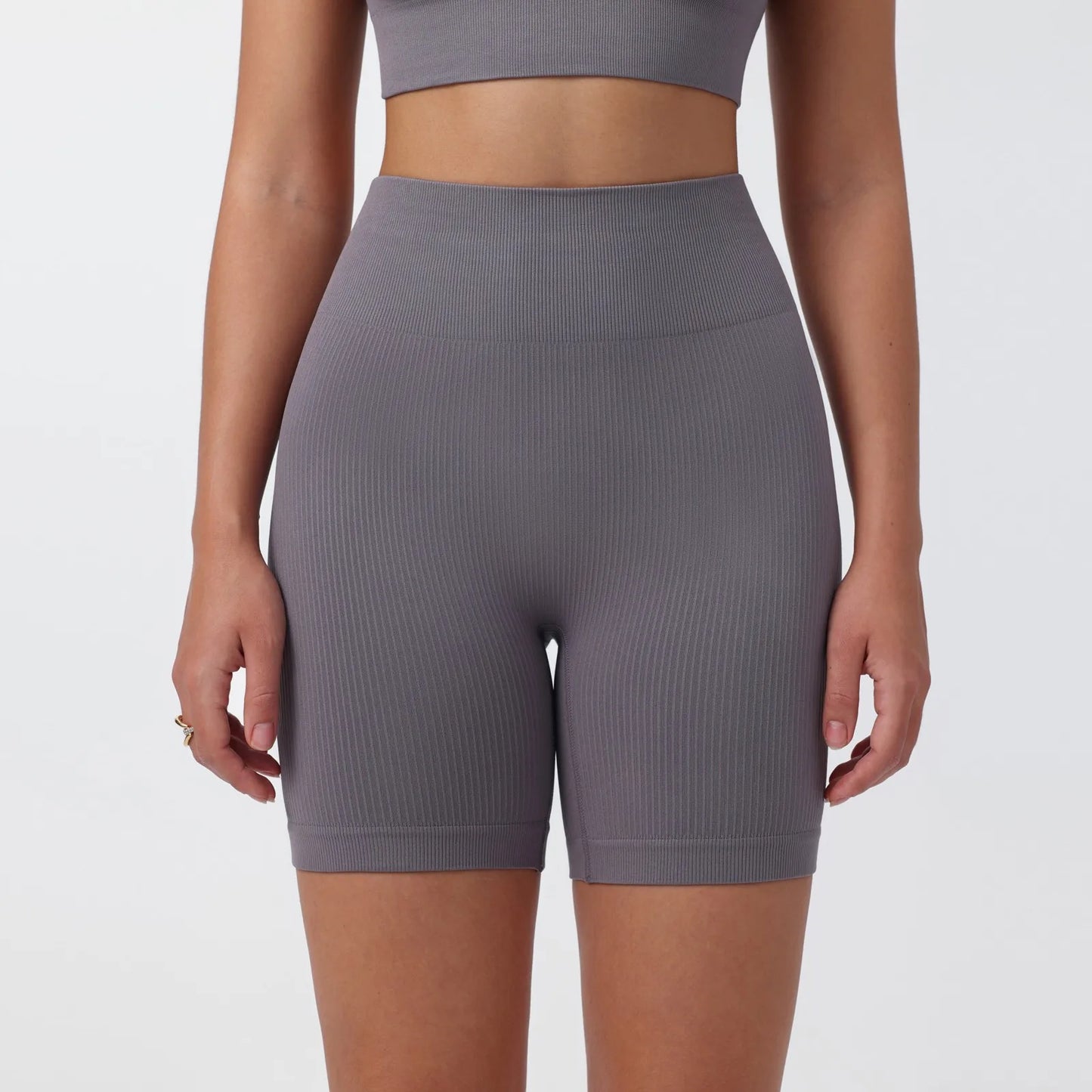 Women's Summer Loose Solid Color Yoga Pants Comfy Workout Pants Slim Female High Elastic Waist Skinny Yoga Running Sporty Shorts