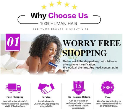 Glueless Wigs Human Hair Wear And Go Kinky Curly Lace Frontal 100% Human Hair Perruque Cheveux Humains OnSale Brazilian Raw Hair