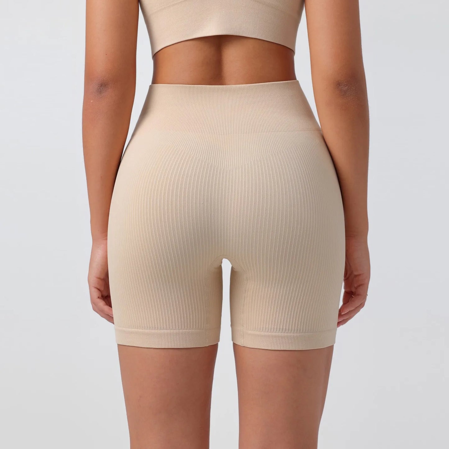 Women's Summer Loose Solid Color Yoga Pants Comfy Workout Pants Slim Female High Elastic Waist Skinny Yoga Running Sporty Shorts