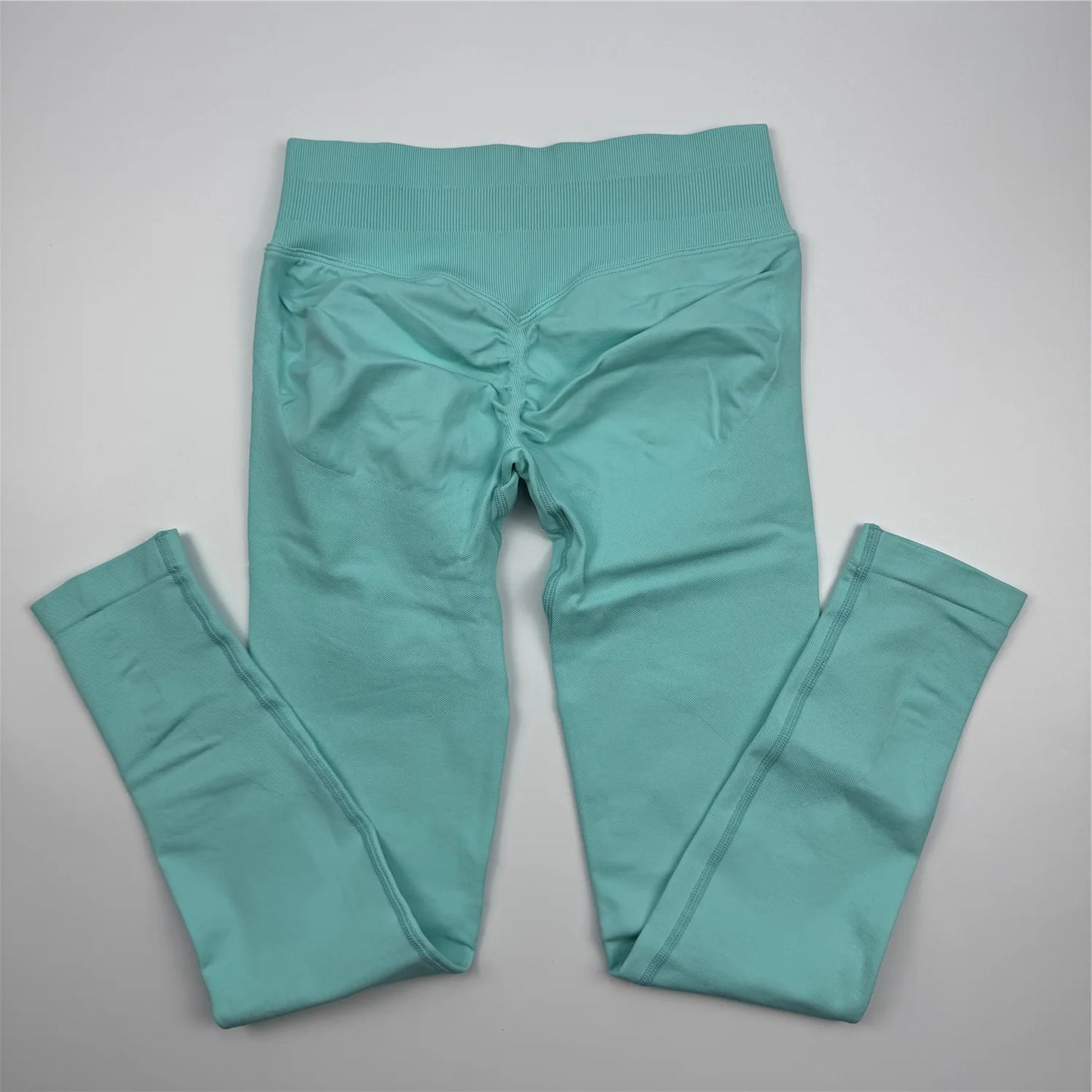 Woman Low Yoga Pants Tummy Control Squat Proof Gym Fitness Workout Scrunch Butt Tights Seamless Sports Leggings