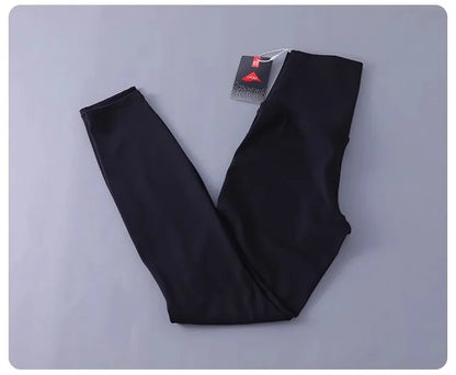 Women's high-waisted yoga pants with sculpting peach lift, buttery soft fabric for running and training.