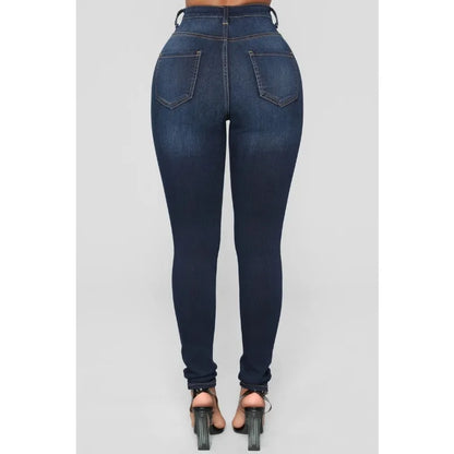 Slim Jeans for Women Skinny High Waist Trousers Jeans Women Black Denim Pencil Pants Stretch Women Jeans Pants Calca Jeans