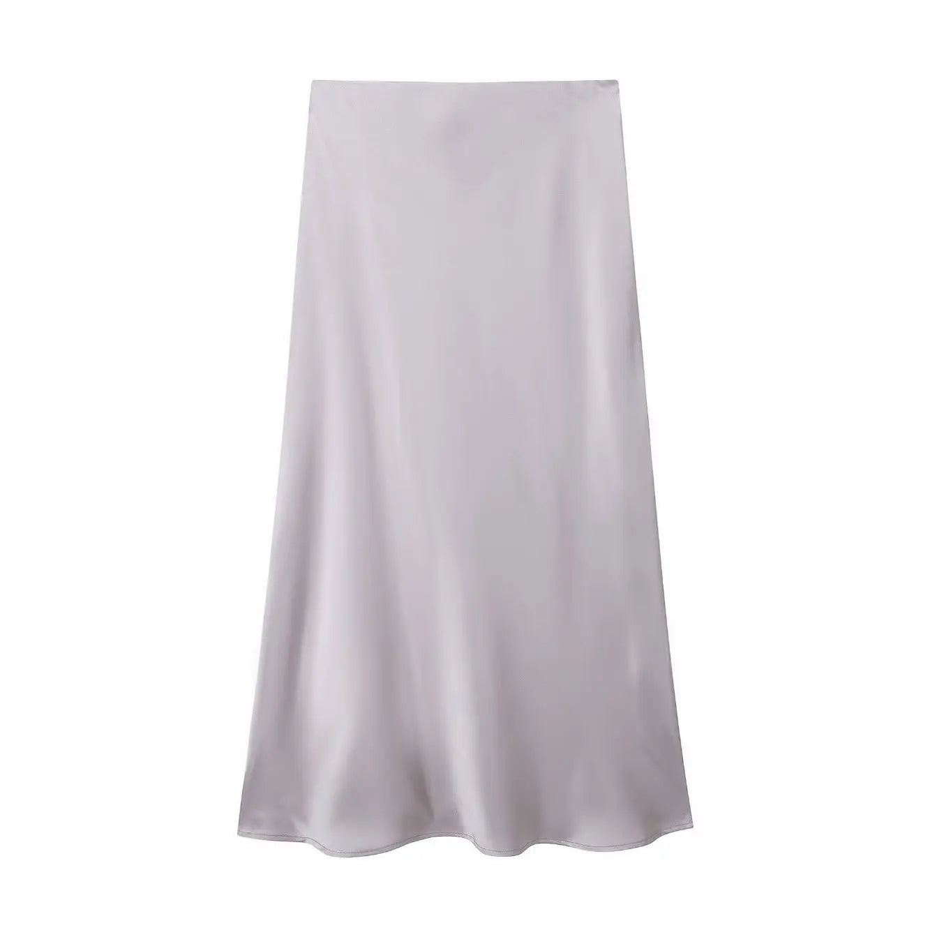 Satin Skirt Woman High Waist Elegant Long Skirts For Women Fashion Summer Midi Skirt Office Women's Skirts