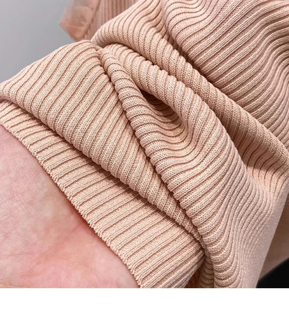 2025 Women Summer Fashion Thin Knitted Undershirt Sleeveless Corset Top Half High Neck Comfortable Breathable Lace Tank Top New